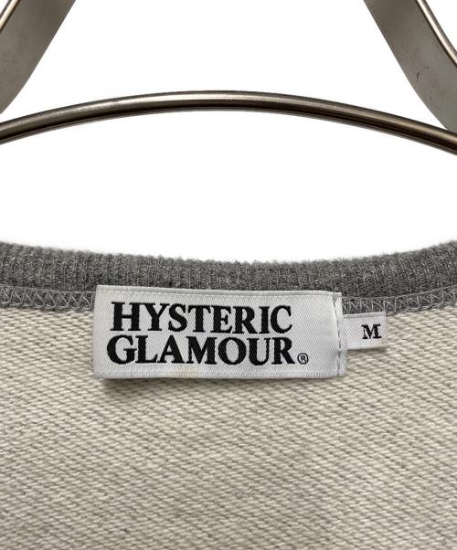 Hysteric Glamour（ヒステリックグラマー）Hysteric Glamour (ヒステリックグラマー) クルーネックスウェット グレー サイズ:Mの古着・服飾アイテム