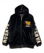 VANSON×トムとジェリーバンソン×トムトジェリー）の古着「ボアジャケット」｜ブラック