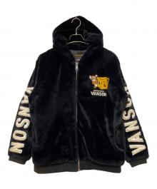 VANSON×トムとジェリー（バンソン×トムトジェリー）の古着「ボアジャケット」｜ブラック