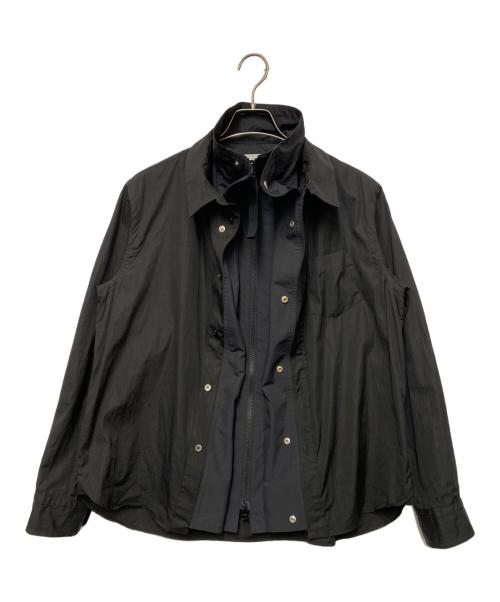 sacai（サカイ）sacai (サカイ) Poplin Shirt ブラック サイズ:1の古着・服飾アイテム