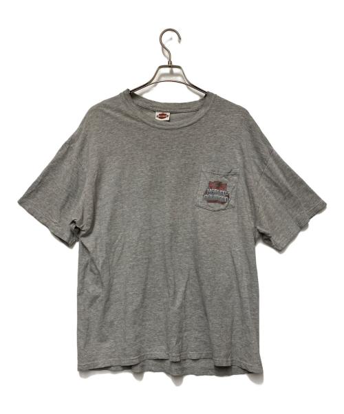 HARLEY-DAVIDSON（ハーレーダビッドソン）HARLEY-DAVIDSON (ハーレーダビッドソン) 半袖Tシャツ グレー サイズ:XLの古着・服飾アイテム