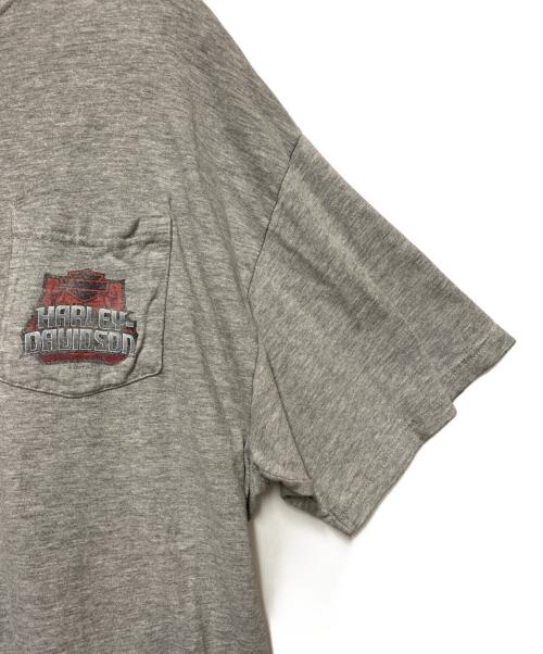 HARLEY-DAVIDSON（ハーレーダビッドソン）HARLEY-DAVIDSON (ハーレーダビッドソン) 半袖Tシャツ グレー サイズ:XLの古着・服飾アイテム