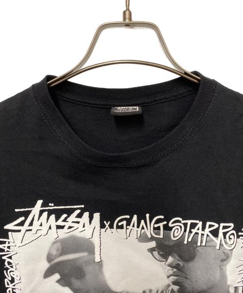 stussy（ステューシー）stussy (ステューシー) gang starr Tシャツ ブラック サイズ:Mの古着・服飾アイテム