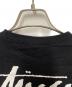中古・古着 stussy (ステューシー) gang starr Tシャツ ブラック サイズ:M：8000円