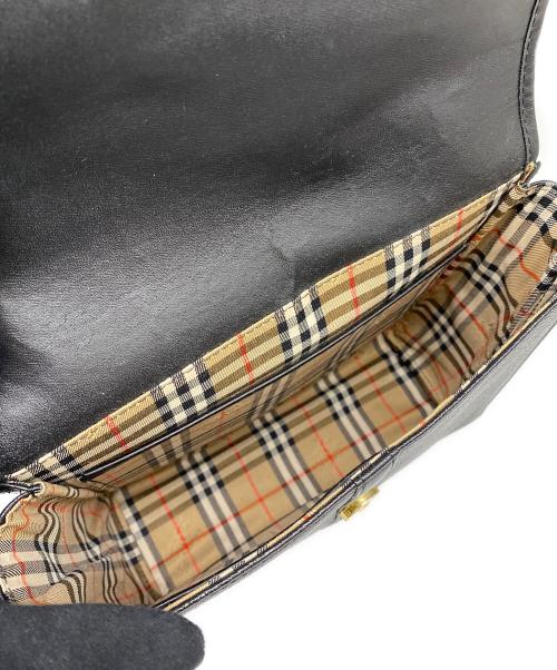 BURBERRY（バーバリー）BURBERRY (バーバリー) ショルダーバッグ ブラックの古着・服飾アイテム