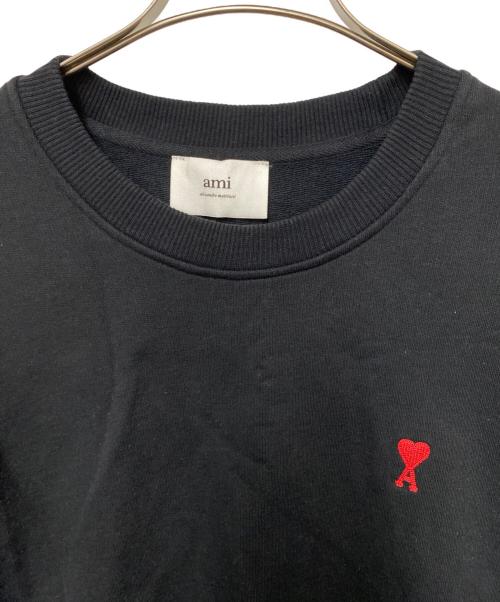 AMI Alexandre Mattiussi（アミアレクサンドルマテュッシ）AMI Alexandre Mattiussi (アミアレクサンドルマテュッシ) クルーネックスウェット ブラック サイズ:XXLの古着・服飾アイテム