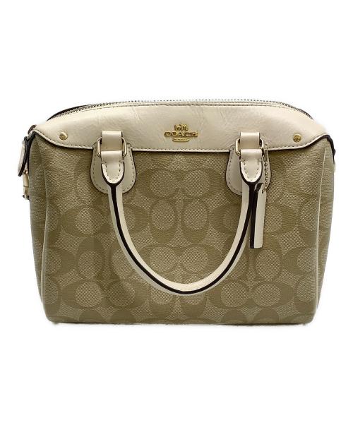 COACH（コーチ）COACH (コーチ) ミニショルダーバッグ ベージュの古着・服飾アイテム