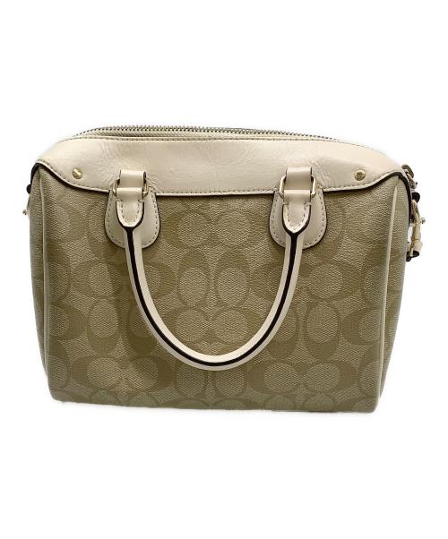 COACH（コーチ）COACH (コーチ) ミニショルダーバッグ ベージュの古着・服飾アイテム