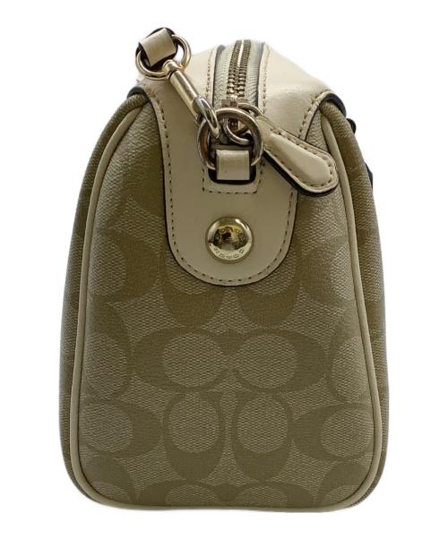 COACH（コーチ）COACH (コーチ) ミニショルダーバッグ ベージュの古着・服飾アイテム
