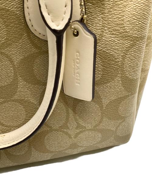 COACH（コーチ）COACH (コーチ) ミニショルダーバッグ ベージュの古着・服飾アイテム