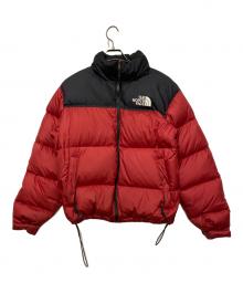 THE NORTH FACE（ザ ノース フェイス）の古着「ダウンジャケット」｜ブラック×レッド