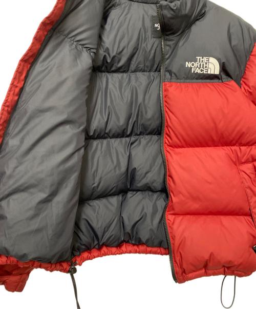 THE NORTH FACE（ザ ノース フェイス）THE NORTH FACE (ザ ノース フェイス) ダウンジャケット ブラック×レッド サイズ:Lの古着・服飾アイテム