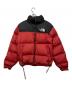 THE NORTH FACE（ザ ノース フェイス）の古着「ダウンジャケット」｜ブラック×レッド