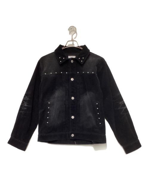 PERUSHU（ペルーシュ）Perushu (ペルーシュ) コーデュロイジャケット ブラック サイズ:M 未使用品の古着・服飾アイテム