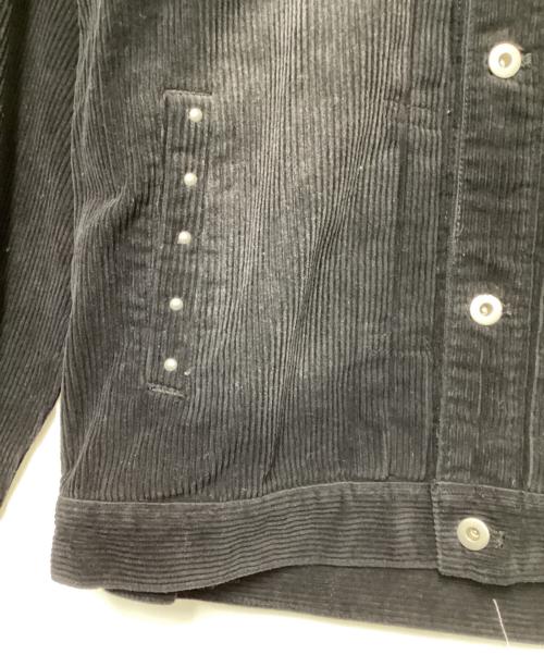 PERUSHU（ペルーシュ）Perushu (ペルーシュ) コーデュロイジャケット ブラック サイズ:M 未使用品の古着・服飾アイテム