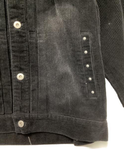PERUSHU（ペルーシュ）Perushu (ペルーシュ) コーデュロイジャケット ブラック サイズ:M 未使用品の古着・服飾アイテム