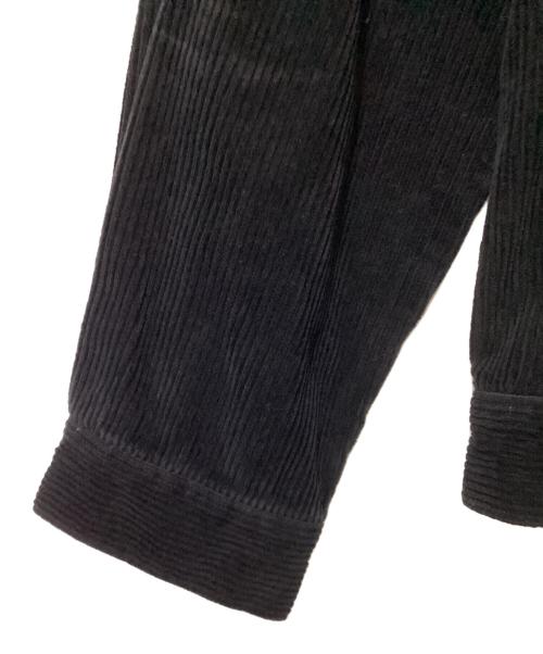 PERUSHU（ペルーシュ）Perushu (ペルーシュ) コーデュロイジャケット ブラック サイズ:M 未使用品の古着・服飾アイテム