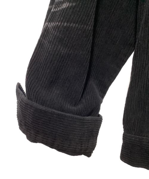 PERUSHU（ペルーシュ）Perushu (ペルーシュ) コーデュロイジャケット ブラック サイズ:M 未使用品の古着・服飾アイテム
