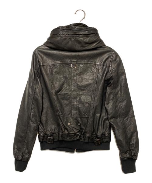 RENAULT（ルノー）RENAULT (ルノー) レザージャケット ブラック サイズ:9号の古着・服飾アイテム