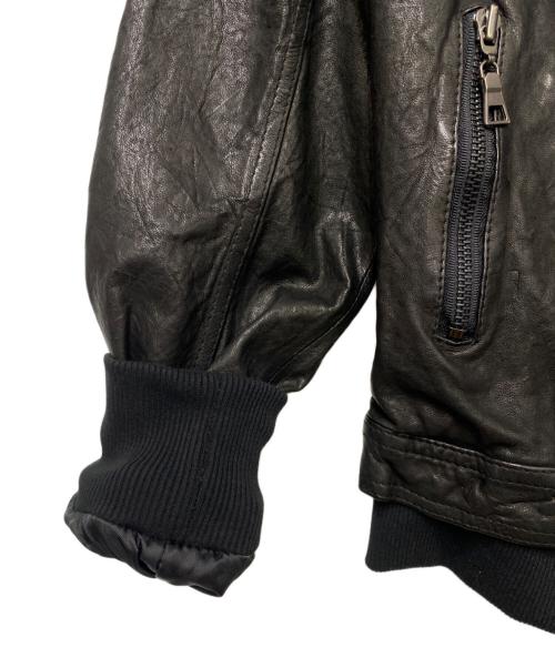 RENAULT（ルノー）RENAULT (ルノー) レザージャケット ブラック サイズ:9号の古着・服飾アイテム