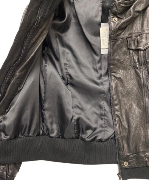 RENAULT（ルノー）RENAULT (ルノー) レザージャケット ブラック サイズ:9号の古着・服飾アイテム