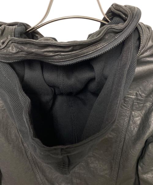 RENAULT（ルノー）RENAULT (ルノー) レザージャケット ブラック サイズ:9号の古着・服飾アイテム