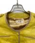 中古・古着 MaxMara (マックスマーラ) ノーカラージャケット イエロー サイズ:9号 未使用品：7000円