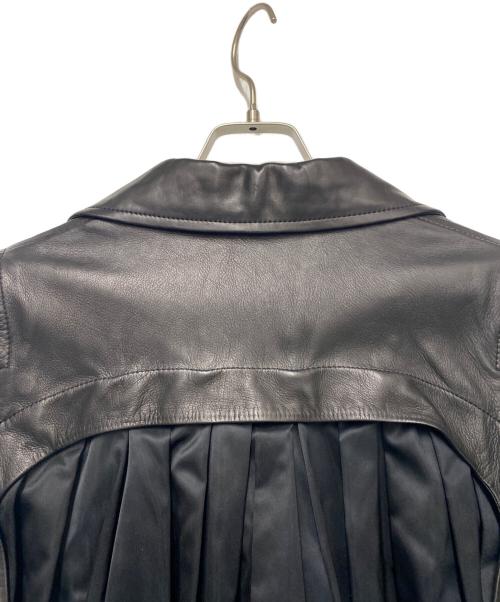 RAY BEAMS（レイ ビームス）RAY BEAMS (レイ ビームス) レザーライダースジャケット ブラック サイズ:1 未使用品の古着・服飾アイテム