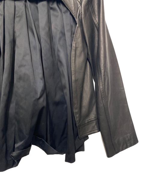 RAY BEAMS（レイ ビームス）RAY BEAMS (レイ ビームス) レザーライダースジャケット ブラック サイズ:1 未使用品の古着・服飾アイテム