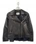 RAY BEAMS（レイ ビームス）の古着「レザーライダースジャケット」｜ブラック