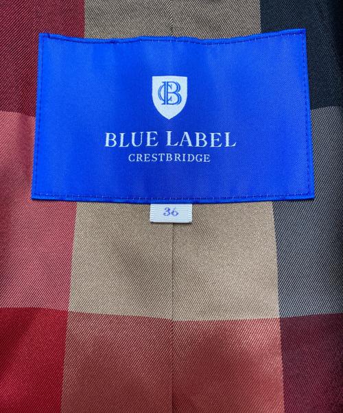 BLUE LABEL CRESTBRIDGE（ブルーレーベルクレストブリッジ）BLUE LABEL CRESTBRIDGE (ブルーレーベルクレストブリッジ) トレンチコート ベージュ サイズ:36の古着・服飾アイテム