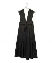 machatt（マチャット）の古着「ネックジャンパースカート」｜ブラック