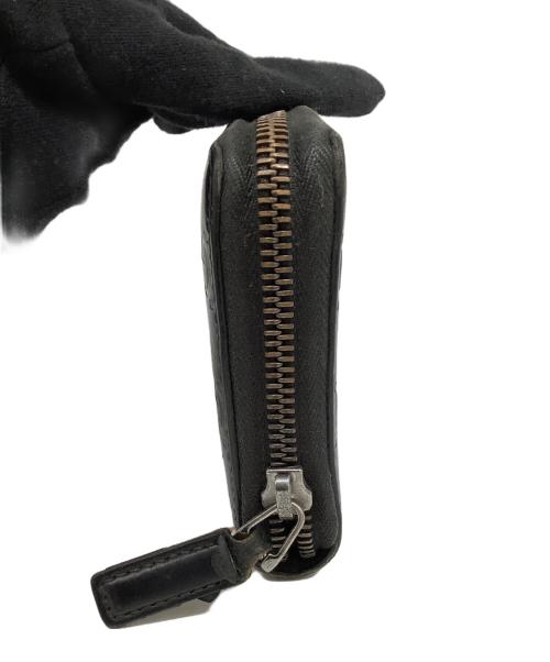 GUCCI（グッチ）GUCCI (グッチ) ラウンドファスナー財布 ブラックの古着・服飾アイテム