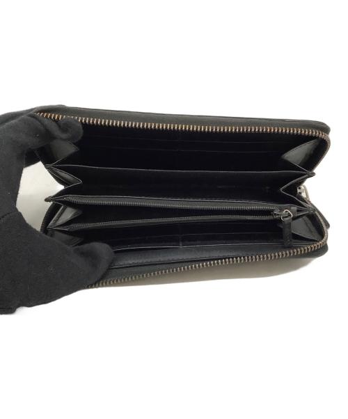 GUCCI（グッチ）GUCCI (グッチ) ラウンドファスナー財布 ブラックの古着・服飾アイテム