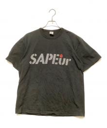 SAPEur（サプール）の古着「半袖Tシャツ」｜ブラック