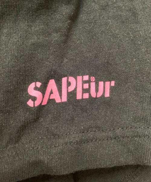 SAPEur（サプール）SAPEur (サプール) 半袖Tシャツ ブラック サイズ:Mの古着・服飾アイテム