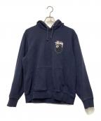 stussyステューシー）の古着「8ボールパーカー」｜ネイビー