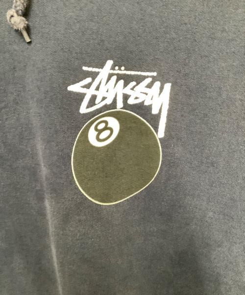 stussy（ステューシー）stussy (ステューシー) 8ボールパーカー ネイビー サイズ:Mの古着・服飾アイテム