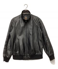 中古・古着通販】Nasngwam (ナスングワム) レザージャケット ブラック