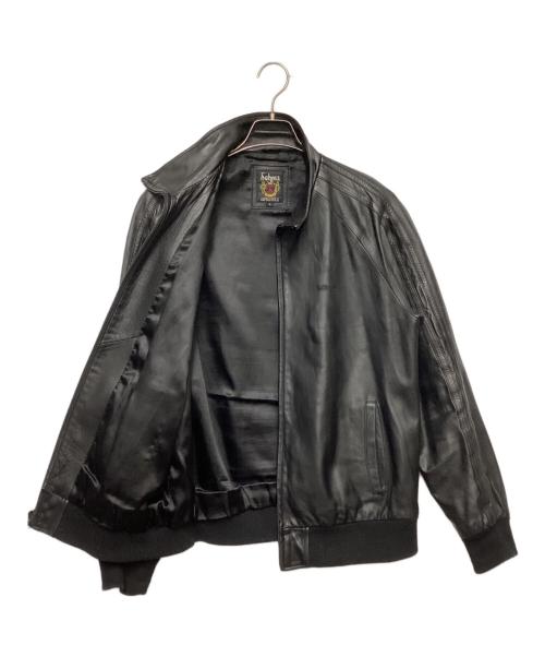 Schott（ショット）Schott (ショット) ラムレザートラックジャケット ブラック サイズ:Lの古着・服飾アイテム