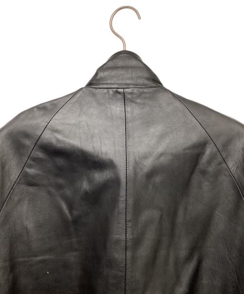 Schott（ショット）Schott (ショット) ラムレザートラックジャケット ブラック サイズ:Lの古着・服飾アイテム