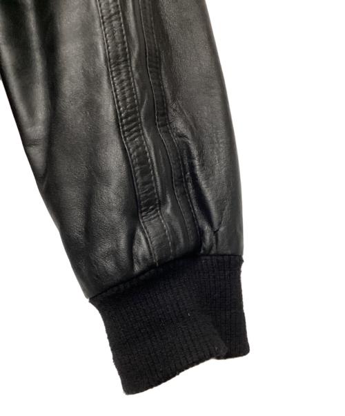Schott（ショット）Schott (ショット) ラムレザートラックジャケット ブラック サイズ:Lの古着・服飾アイテム