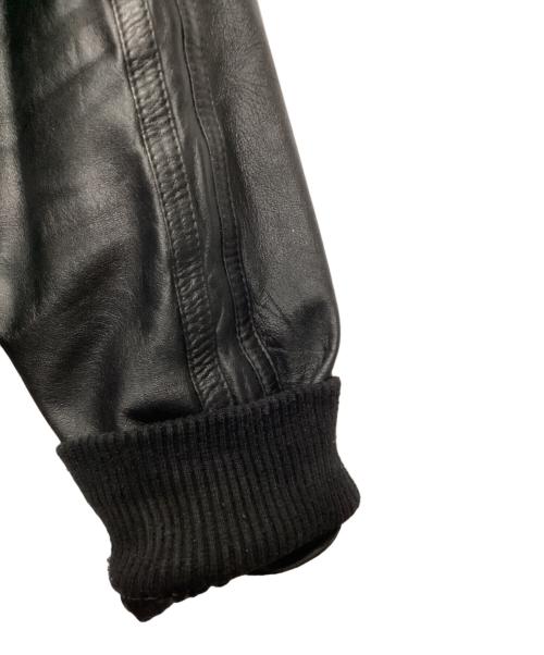 Schott（ショット）Schott (ショット) ラムレザートラックジャケット ブラック サイズ:Lの古着・服飾アイテム