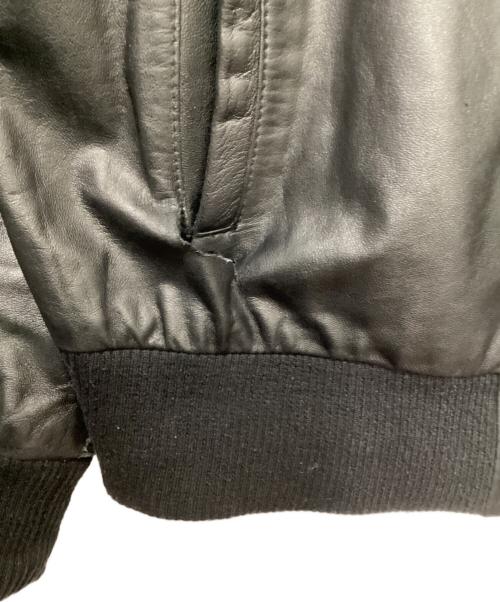 Schott（ショット）Schott (ショット) ラムレザートラックジャケット ブラック サイズ:Lの古着・服飾アイテム