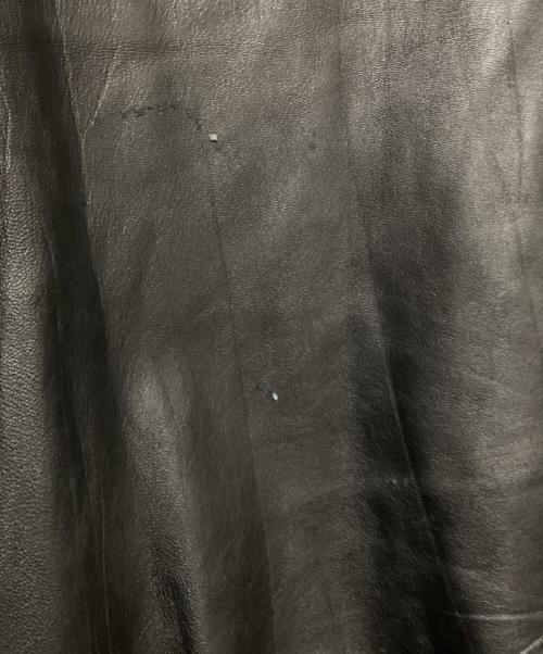 Schott（ショット）Schott (ショット) ラムレザートラックジャケット ブラック サイズ:Lの古着・服飾アイテム