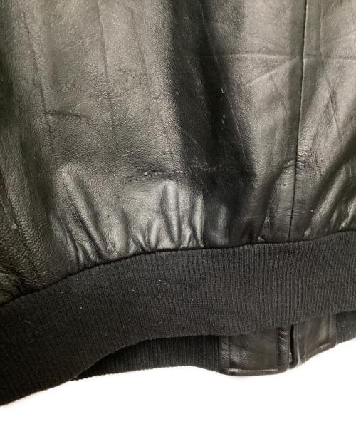 Schott（ショット）Schott (ショット) ラムレザートラックジャケット ブラック サイズ:Lの古着・服飾アイテム