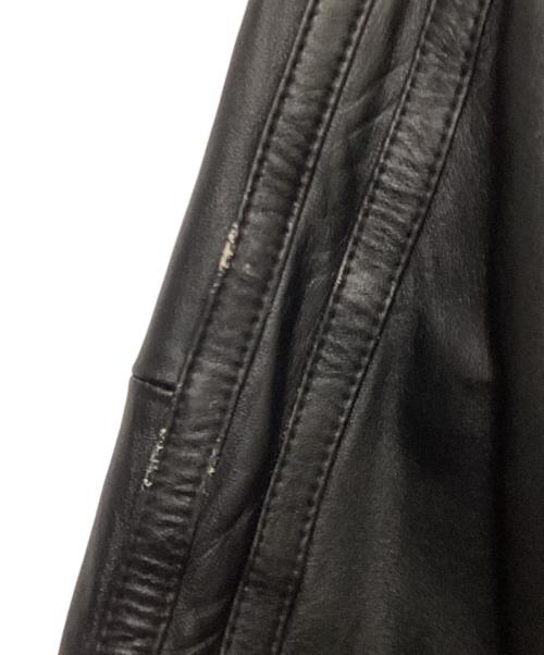 Schott（ショット）Schott (ショット) ラムレザートラックジャケット ブラック サイズ:Lの古着・服飾アイテム