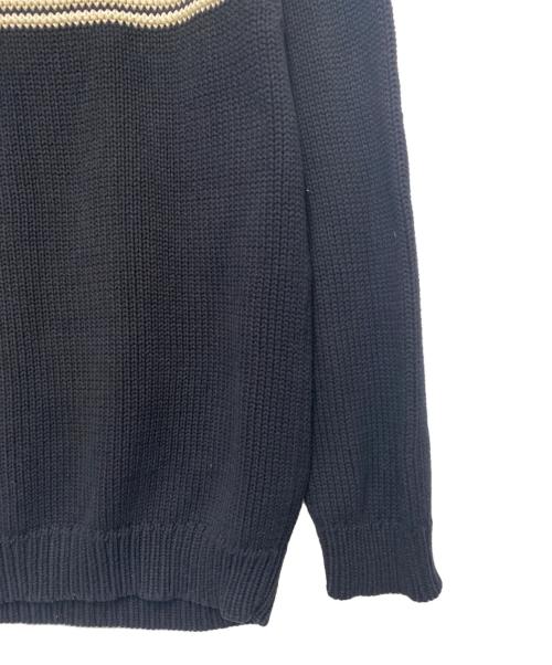 POLO JEANS CO.（ポロジーンズカンパニー）POLO JEANS CO. (ポロジーンズカンパニー) 厚手ニット ブラック サイズ:Mの古着・服飾アイテム
