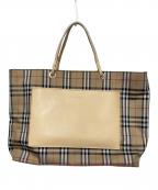 BURBERRY LONDONバーバリーロンドン）の古着「トートバッグ」｜ベージュ