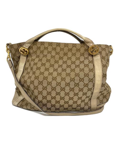 GUCCI（グッチ）GUCCI (グッチ) トートバッグ ベージュの古着・服飾アイテム